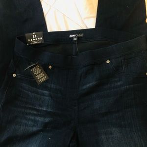 Super high waist jeans leggings ..